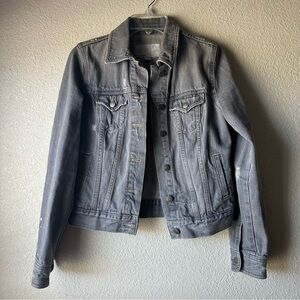 OLD NAVY 🩶 100% Cotton Gray Denim Jacket